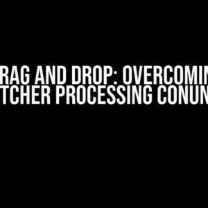 WPF Drag and Drop: Overcoming the Dispatcher Processing Conundrum